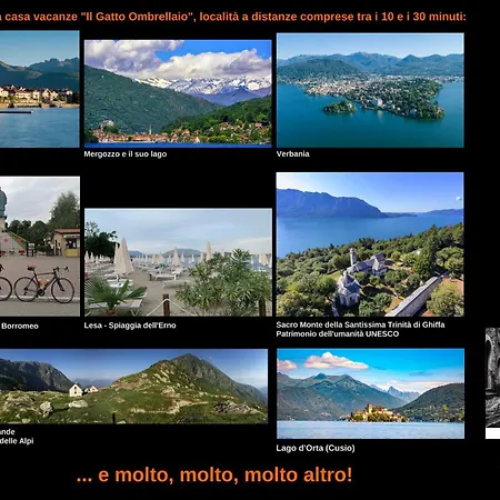 度假居 Il Gatto Ombrellaio - Gateway To Stresa, Maggiore And Mountains *