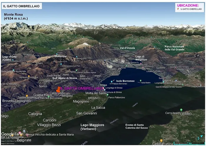 Il Gatto Ombrellaio - Gateway To Stresa, Maggiore And Mountains * Stropino